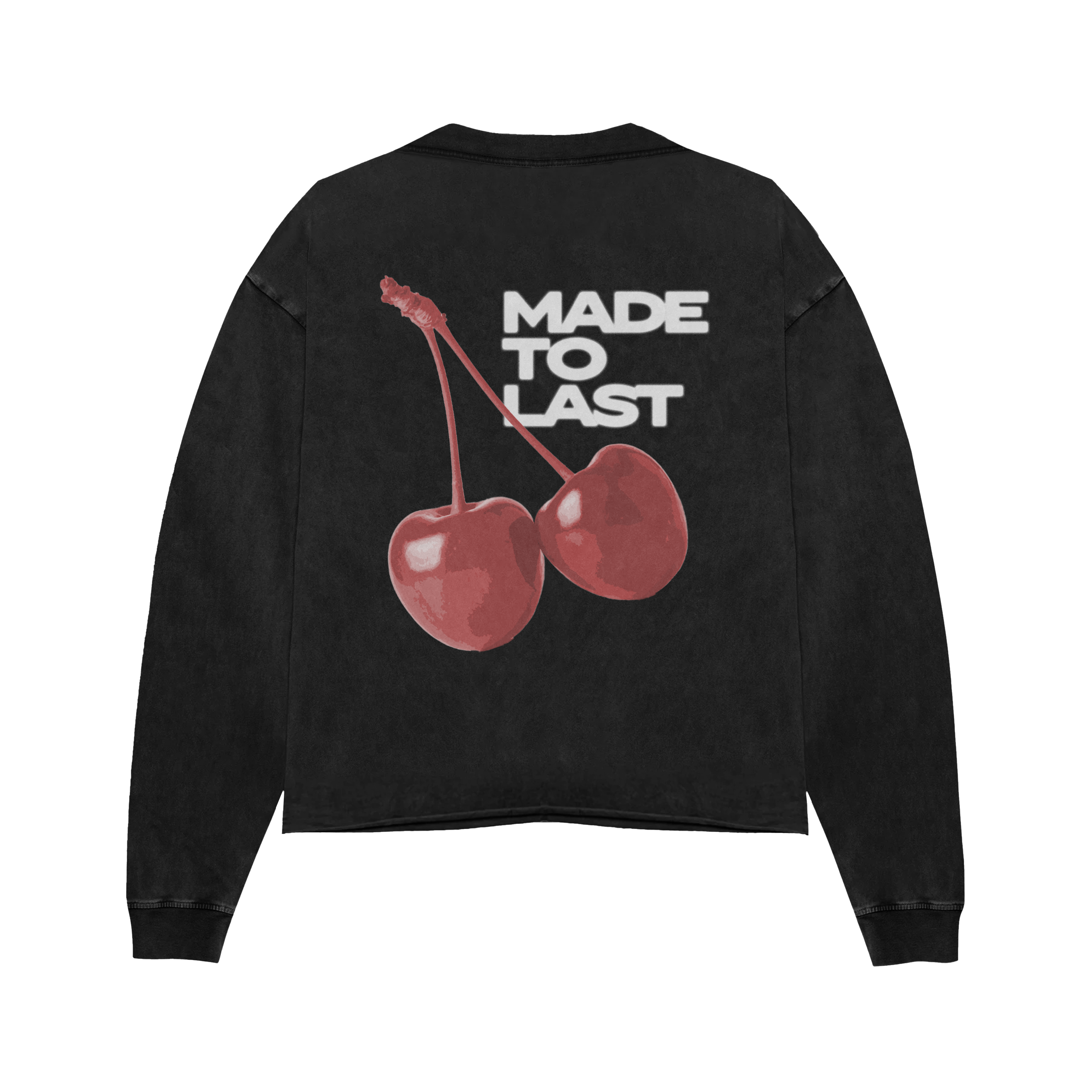 Cherry Long Sleeve - Black