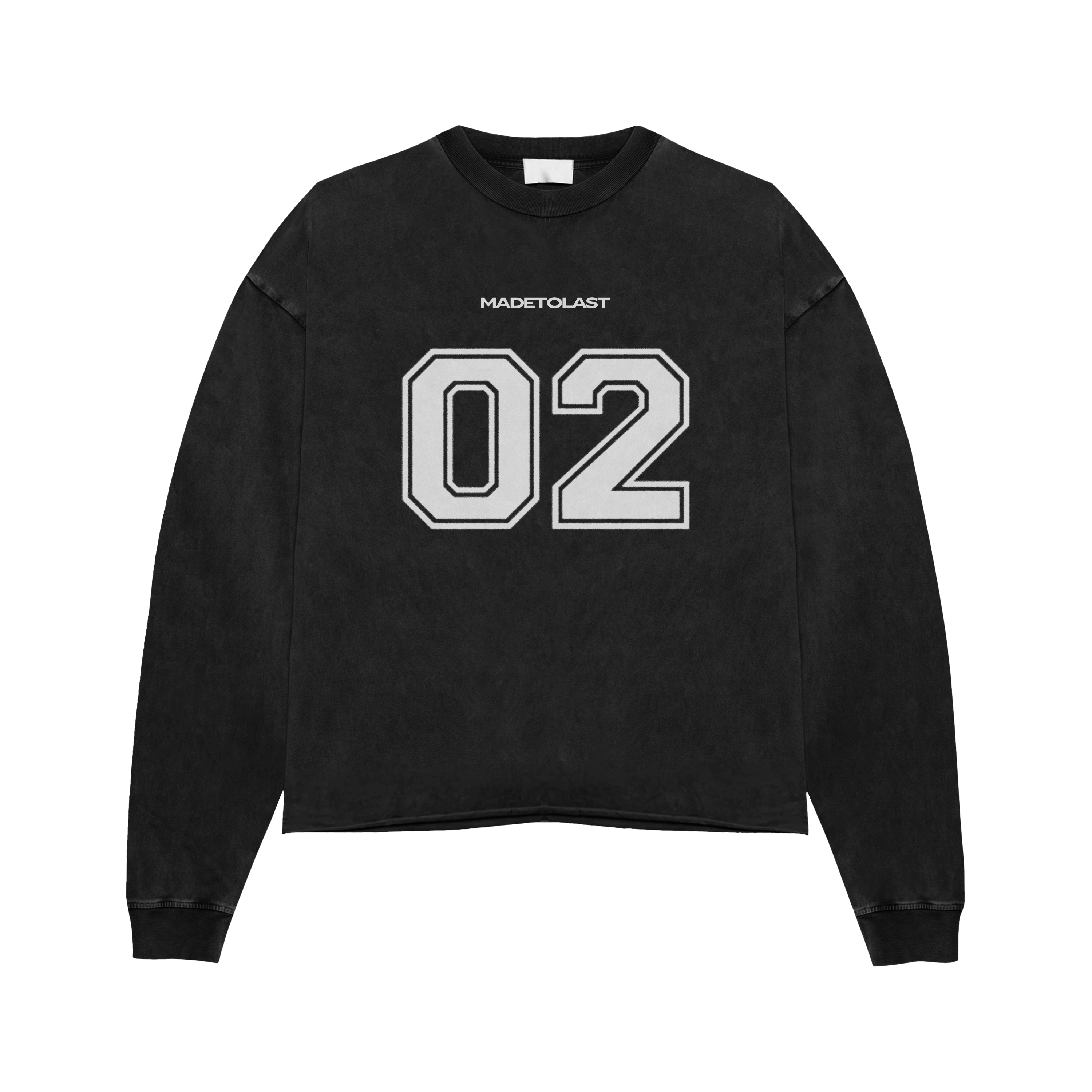 Numbered Long Sleeve - Black